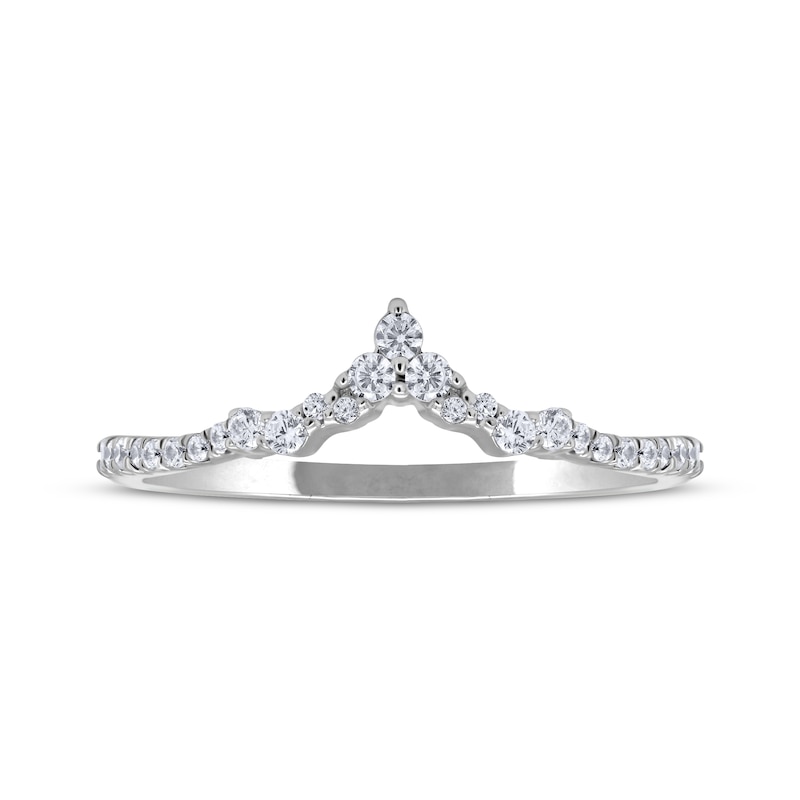 Main Image 3 of Now + Forever Diamond Contour Anniversary Ring 1/5 ct tw 14K White Gold
