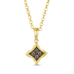 Le Vian Diamond Necklace 1/15 ct tw 14K Honey Gold 19"