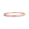 Thumbnail Image 1 of Le Vian Pink Sapphire Ombré & White Sapphire Bangle Bracelet 14K Strawberry Gold