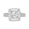 Thumbnail Image 3 of Neil Lane Artistry Cushion-Cut Lab-Grown Diamond Engagement Ring 12 ct tw 14K White Gold