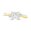Thumbnail Image 3 of Now + Forever Lab-Grown Diamonds Princess-Cut Engagement Ring 1-3/4 ct tw 14K Yellow Gold