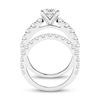 Thumbnail Image 3 of Now + Forever Lab-Grown Diamonds Oval-Cut Bridal Set 5 ct tw 14K White Gold