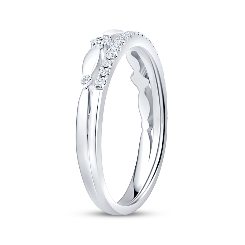 Main Image 2 of Now + Forever Diamond Anniversary Ring 1/4 ct tw 10K White Gold