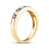 Thumbnail Image 2 of Now + Forever Amethyst & Diamond Anniversary Ring 1/4 ct tw 10K Yellow Gold