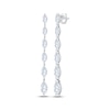 Thumbnail Image 1 of KAY Lab-Grown Diamonds Marquise-Cut Graduated Drop Earrings 3 ct tw 10K White Gold