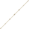 Thumbnail Image 2 of Desert Diamonds Bezel-Set Station Necklace 1/3 ct tw 10K Yellow Gold 7"
