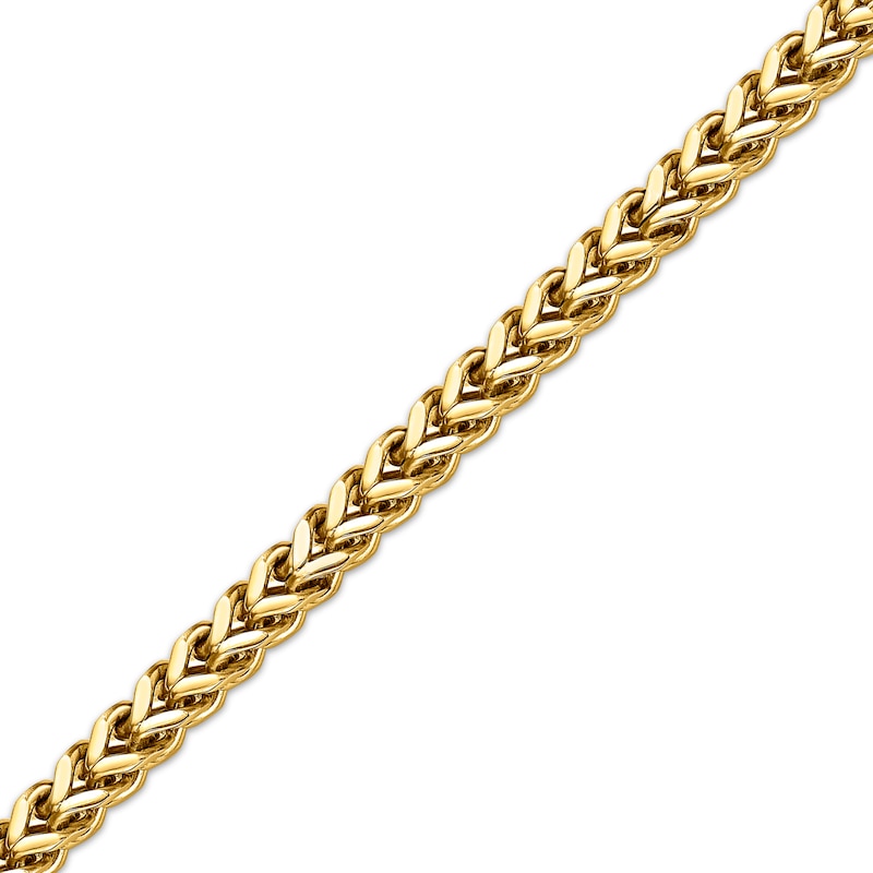Main Image 2 of 6mm Foxtail Chain Necklace Yellow Ion-Plated Stainless Steel 26"