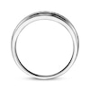 Thumbnail Image 3 of Now + Forever Men's Diamond Milgrain Wedding Ring 1/10 ct tw 10K White Gold