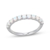 Thumbnail Image 1 of Lab-Created Opal Stackable Ring Sterling Silver