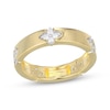 Thumbnail Image 1 of STUDIO BY KAY Lab-Grown Diamond Clover Station Ring 1/3 ct tw 24K Yellow Gold Vermeil Sterling Silver