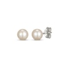 Thumbnail Image 1 of Cultured Pearl Solitaire Stud Earrings Sterling Silver 6mm
