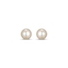 Thumbnail Image 2 of Cultured Pearl Solitaire Stud Earrings Sterling Silver 6mm