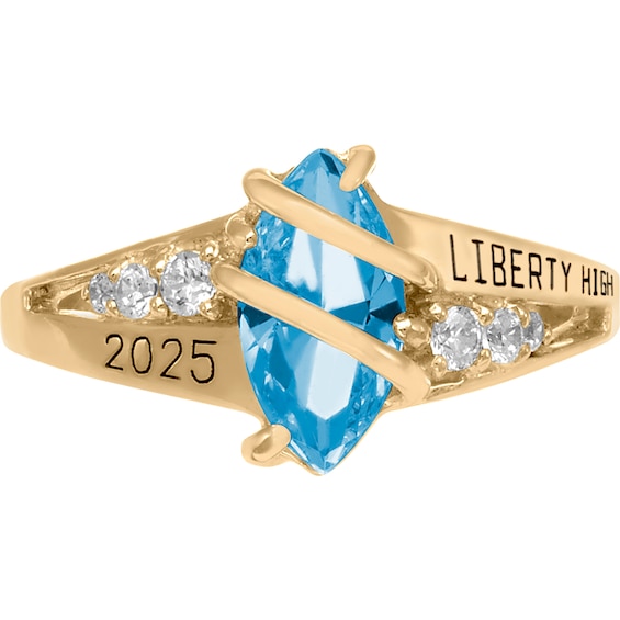 Seaswirl Ladies' Class Ring