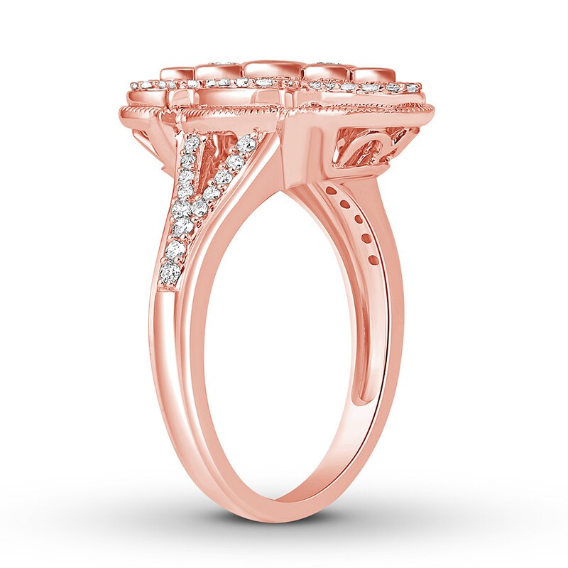 Diamond Fashion Ring 1/2 Carat tw 14K Rose Gold