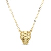 Thumbnail Image 0 of Italian Brilliance Diamond-Cut Panther Necklace 14K Yellow Gold 18"