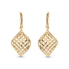 Thumbnail Image 0 of Italian Brilliance Diamond-Cut Dangle Earrings 14K Yellow Gold