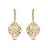 Thumbnail Image 0 of Italian Brilliance Diamond-Cut Dangle Earrings 14K Yellow Gold