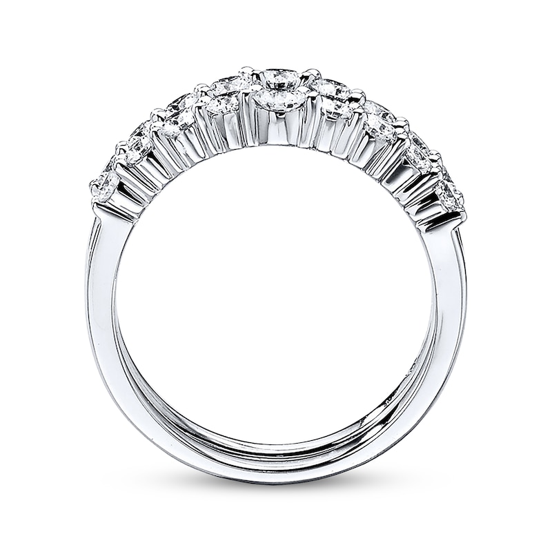 THE LEO Diamond Enhancer Ring 1 ct tw Round-cut 14K White Gold