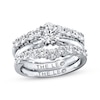 Thumbnail Image 3 of THE LEO Diamond Enhancer Ring 1 ct tw Round-cut 14K White Gold