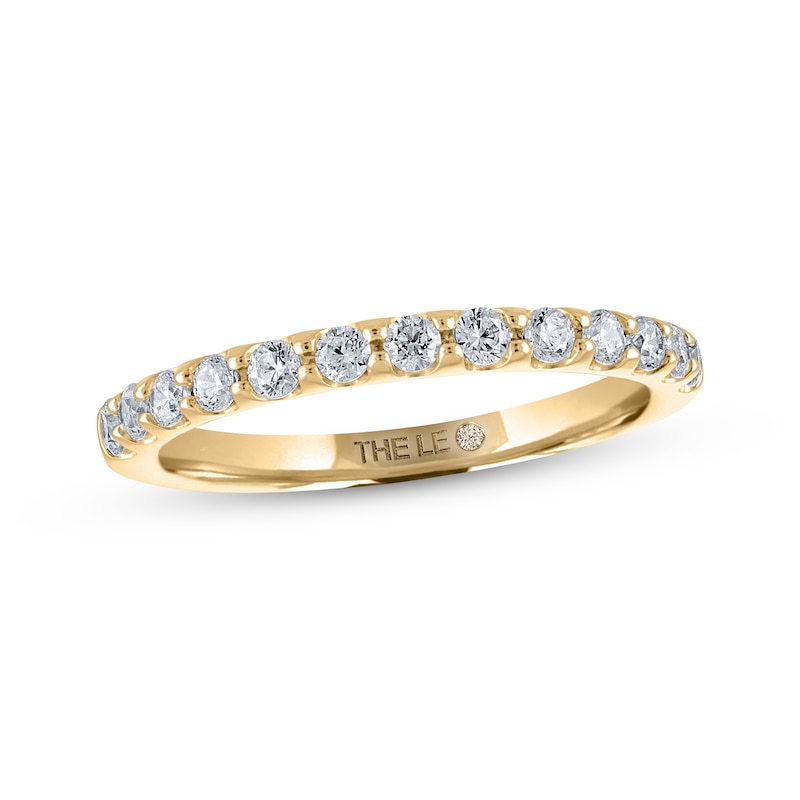 THE LEO Diamond Anniversary Ring 3/8 ct tw Round-cut 14K Yellow Gold