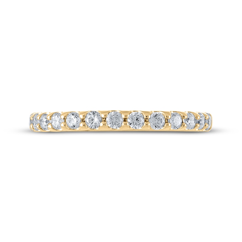 THE LEO Diamond Anniversary Ring 3/8 ct tw Round-cut 14K Yellow Gold