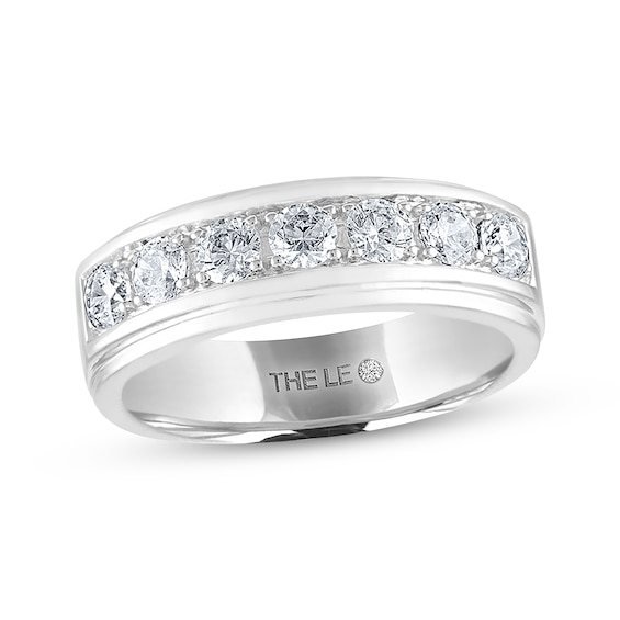 Kay Men's THE LEO Diamond Band 1 ct tw 14K White Gold