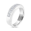 Thumbnail Image 2 of Men's THE LEO Diamond Band 1 ct tw 14K White Gold