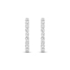 Thumbnail Image 1 of Lab-Created Diamonds by KAY Hoop Earrings 2 ct tw 14K White Gold