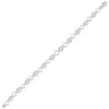 Thumbnail Image 1 of Cultured Pearl & Mariner Link Bracelet Sterling Silver 7.5”