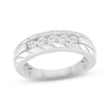 Thumbnail Image 0 of Men's Diamond Wedding Ring 1/2 ct tw 10K White Gold