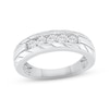 Thumbnail Image 1 of Men's Diamond Wedding Ring 1/2 ct tw 10K White Gold