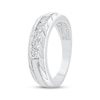 Thumbnail Image 2 of Men's Diamond Wedding Ring 1/2 ct tw 10K White Gold