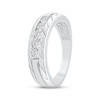 Thumbnail Image 3 of Men's Diamond Wedding Ring 1/2 ct tw 10K White Gold