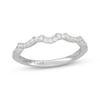 Thumbnail Image 7 of Neil Lane Diamond Contour Wedding Band 1/5 ct tw 14K White Gold