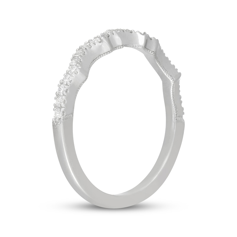 Main Image 8 of Neil Lane Diamond Contour Wedding Band 1/5 ct tw 14K White Gold