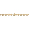 Thumbnail Image 2 of Italian Brilliance Solid Diamond-Cut Puffed Mariner Link Bracelet 14K Yellow Gold 7.5"