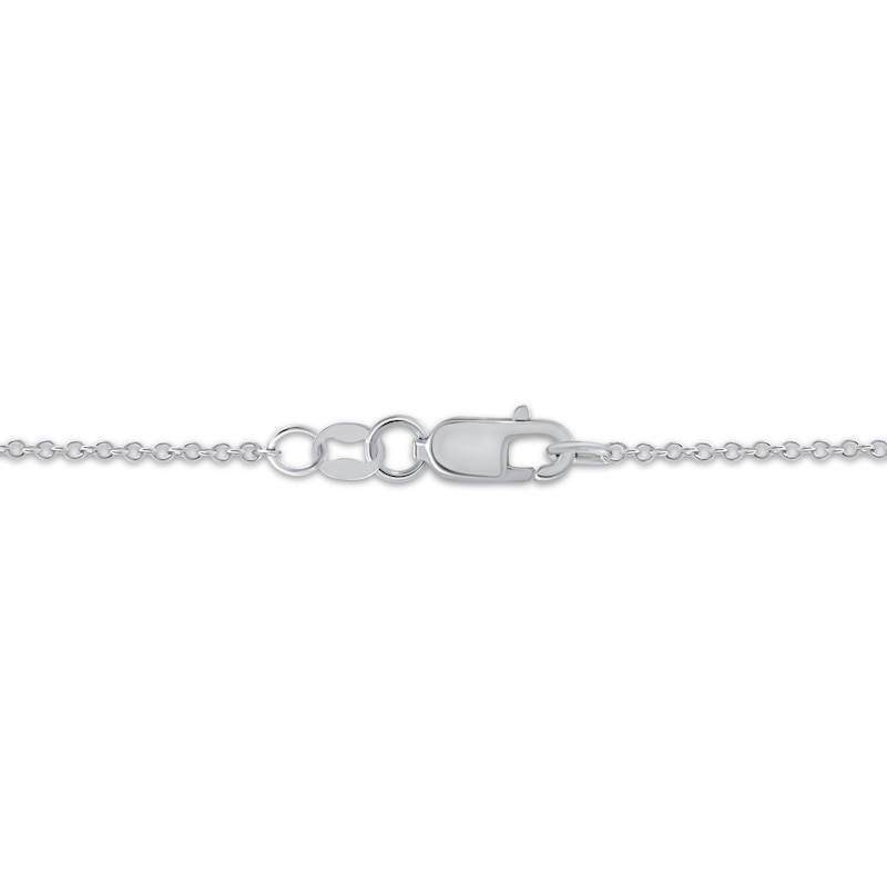 Main Image 3 of Diamond Dolphin Necklace 1/6 ct tw 10K White Gold 18&quot;