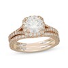 Thumbnail Image 1 of Neil Lane Artistry Round-Cut Lab-Grown Diamond Halo Bridal Set 2-1/4 ct tw 14K Yellow Gold