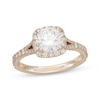 Thumbnail Image 4 of Neil Lane Artistry Round-Cut Lab-Grown Diamond Halo Engagement Ring 2 ct tw 14K Yellow Gold