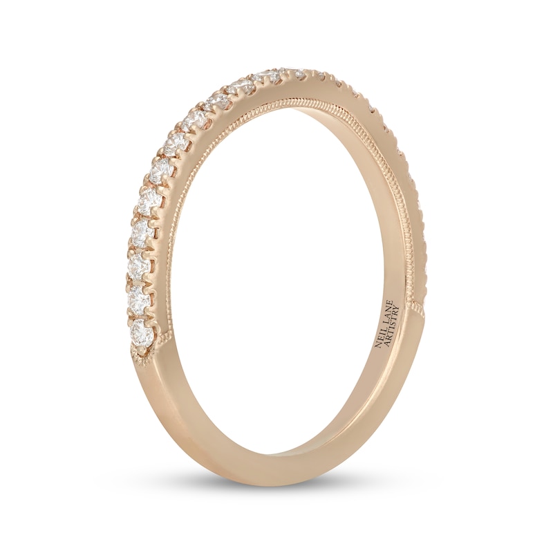 Main Image 8 of Neil Lane Artistry Lab-Grown Diamond Contoured Wedding Band 1/3 ct tw 14K Yellow Gold