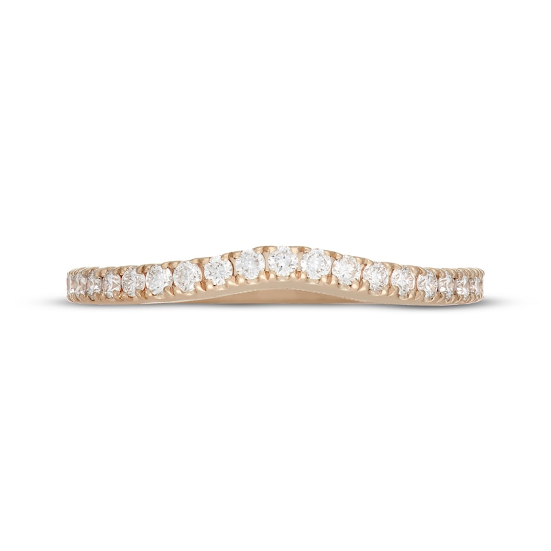 Main Image 9 of Neil Lane Artistry Lab-Grown Diamond Contoured Wedding Band 1/3 ct tw 14K Yellow Gold