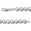 Thumbnail Image 3 of Bead Chain Bracelet 6mm Solid Sterling Silver 7.5&quot;