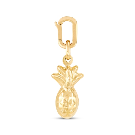Charmed Memories Pineapple Charm 10K Yellow Gold
