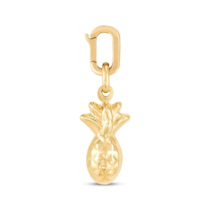 Main Image 1 of Charmed Memories Pineapple Charm 10K Yellow Gold