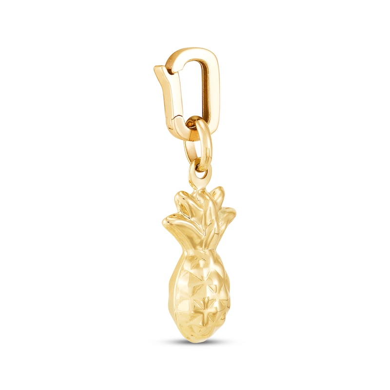 Main Image 2 of Charmed Memories Pineapple Charm 10K Yellow Gold