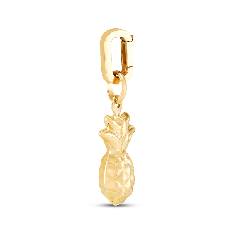 Main Image 4 of Charmed Memories Pineapple Charm 10K Yellow Gold