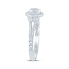 Thumbnail Image 2 of Now + Forever Oval-Cut Diamond Halo Engagement Ring 1 ct tw 14K White Gold