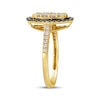 Thumbnail Image 2 of Le Vian Multi-Diamond Oval Ring 5/8 ct tw 14K Honey Gold