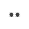 Thumbnail Image 2 of Round-Cut Black Diamond Solitaire Stud Earrings 1/4 ct tw 10K White Gold
