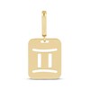 Thumbnail Image 1 of Charmed Memories Zodiac Gemini Cutout Charm 10K Yellow Gold